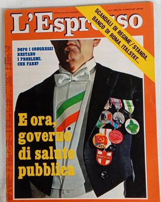 Rivista settimanale L'espresso 1976 