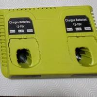 caricabatterie per ryobi 18v+