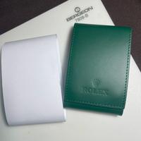 Rolex Poushette Porta Orologio In Pelle Verde New