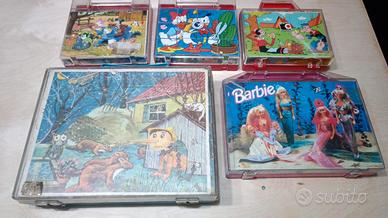 Puzzle cubi vintage anni 60-70-80-90