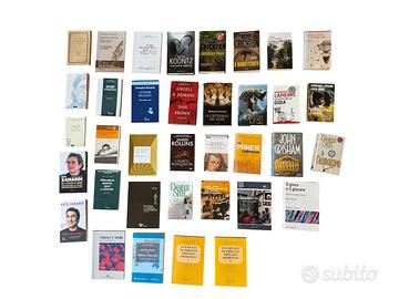 36 libri usati: Brown, Crichton, Grisham, Zanardi