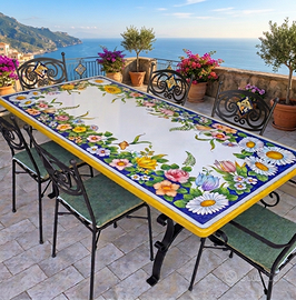 TAVOLO IN PIETRA LAVICA MIS. 200X100 CM. IN ITALIA