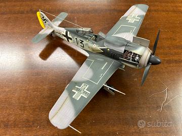 Modellino Statico Aereo Caccia Fockewulf FW 190