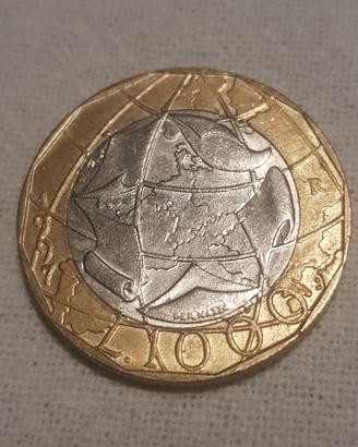 Moneta 1000 Lire 1997 con Errore Di Conio