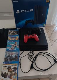 PS4 Pro  1 TB + 2 Joypad + 5 giochi.