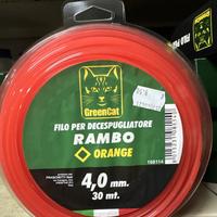 8PZ Filo QUADR arancione per decespugliatore