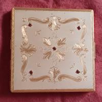 Elegante portacipria Vintage francese