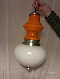 lampada a sospensione vintage anni 70