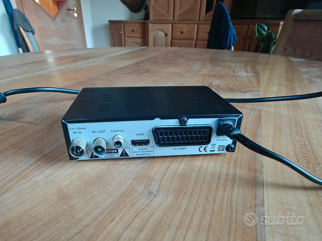 Decoder Digitale Terrestre Crypto ReDi 270 – DVB-T - Audio/Video In vendita  a Bolzano