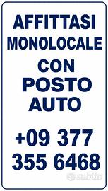 Monolocale con posto auto