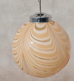 Lampadario in vetro di Murano 