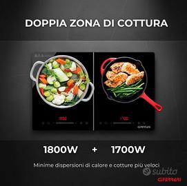 Fornello a induzione doppio G3 Ferrari
