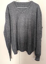 Maglione in Cashmere da Uomo - Grigio Melange