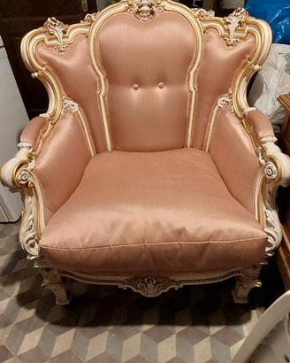 Poltrona vintage stile barocco