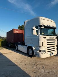 Scania r500 + semirimorchio portacontainer