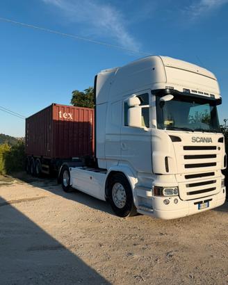Scania r500 + semirimorchio portacontainer