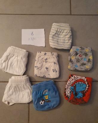11 slip + 4 boxer in blocco
