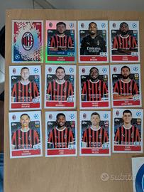 set completo Milan Champions League 2024 25 topps 