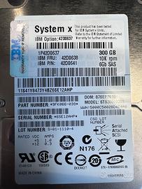 Hd IBM 300 GB 10K rpm 6Gb SAS prezzo per 4 pezzi