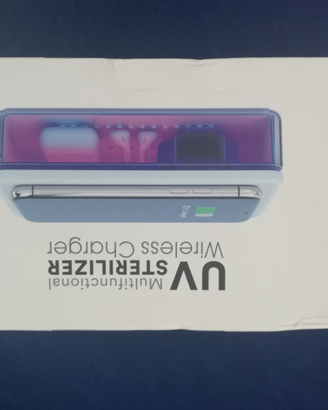 Sterilizzatore/caricatore wireless telefono