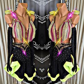 Vestito gara latino americano Paula George 1000€