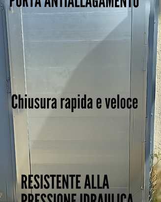 Porta antiallagamento a tenuta stagna