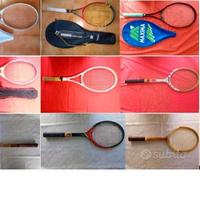 Racchette tennis Head e Wilson vintage e altre