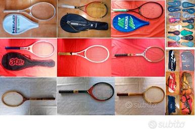 Racchette tennis Head e Wilson vintage e altre