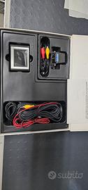 telecamera retromarcia con monitor e cablaggio