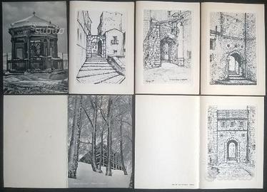 Potenza - Lotto 6 cartoline 6 biglietti auguri