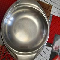 piatto da portata in acciaio inox