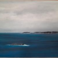 Quadro paesaggio marino