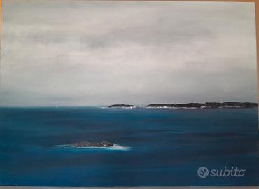 Quadro paesaggio marino