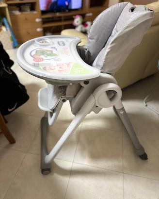 Seggiolone Chicco Polly2Start Grigio