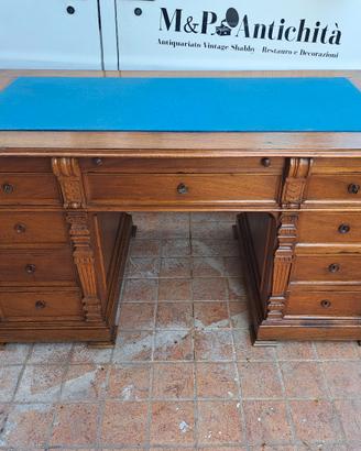 scrivania italiana noce