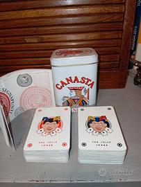 Set Completo Canasta DAL NEGRO 3 Mazzi 162 Carte