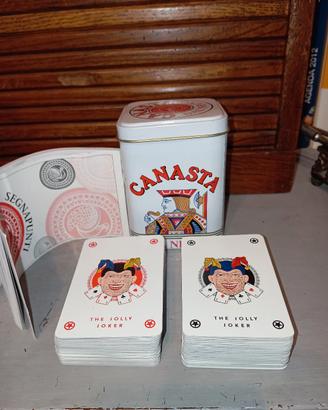 Set Completo Canasta DAL NEGRO 3 Mazzi 162 Carte