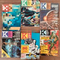 K dal n. 2–12 Riviste videogames (annata 1989)