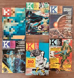 K dal n. 2–12 Riviste videogames (annata 1989)