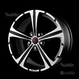 CERCHI MOMO REDS BLACK KNIGHT da 17 nuovi