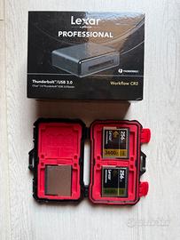 CFast 2.0 Angelbird  + 2 Lexar 256GB e lettore
