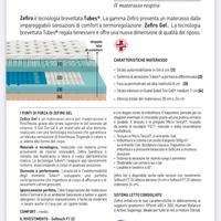 Materasso Dorsal  Top di gamma Zefiro  170x200