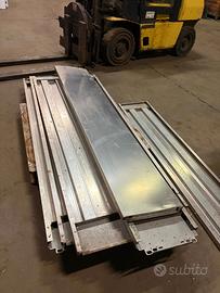 Pannelli in acciaio inox 250 × 44 × 4 cm