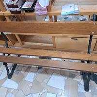 Panchina piedi in ghisa 