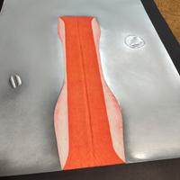 Gino scarpa incisione alluminio timbro stampatore