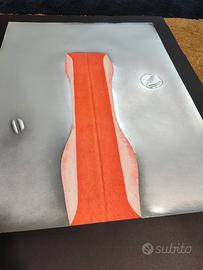 Gino scarpa incisione alluminio timbro stampatore