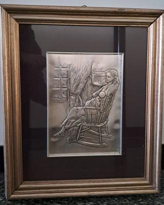 Quadro in argento 