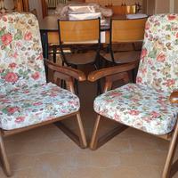 poltrone in legno reclinabili