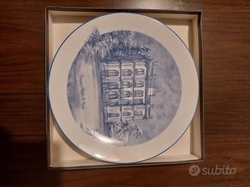 Piatto porcellana decorato a mano – Varese Villa A