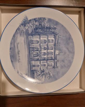 Piatto porcellana decorato a mano – Varese Villa A